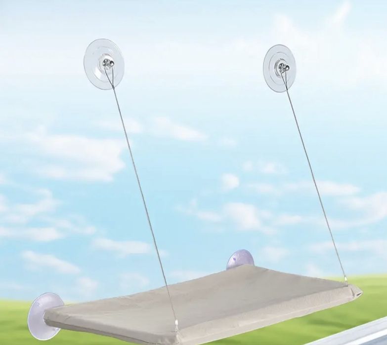 Cama de rede para gato na janela, nova e sem uso!