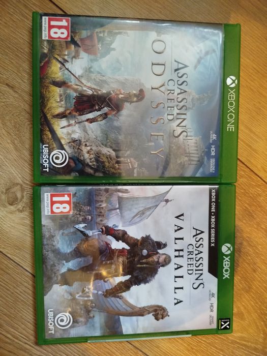 Dwie gry Assassin's Creed Xbox One.