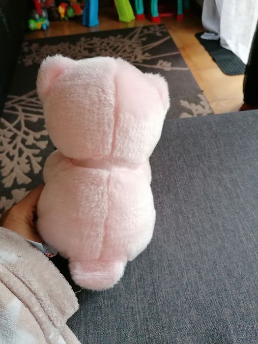 2 peluches Rosa (Urso/Coelho) óptimas condições