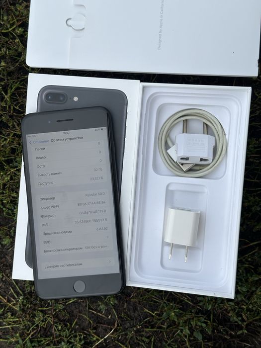 IPhone 7+plus 32gb/збережений/неверлок