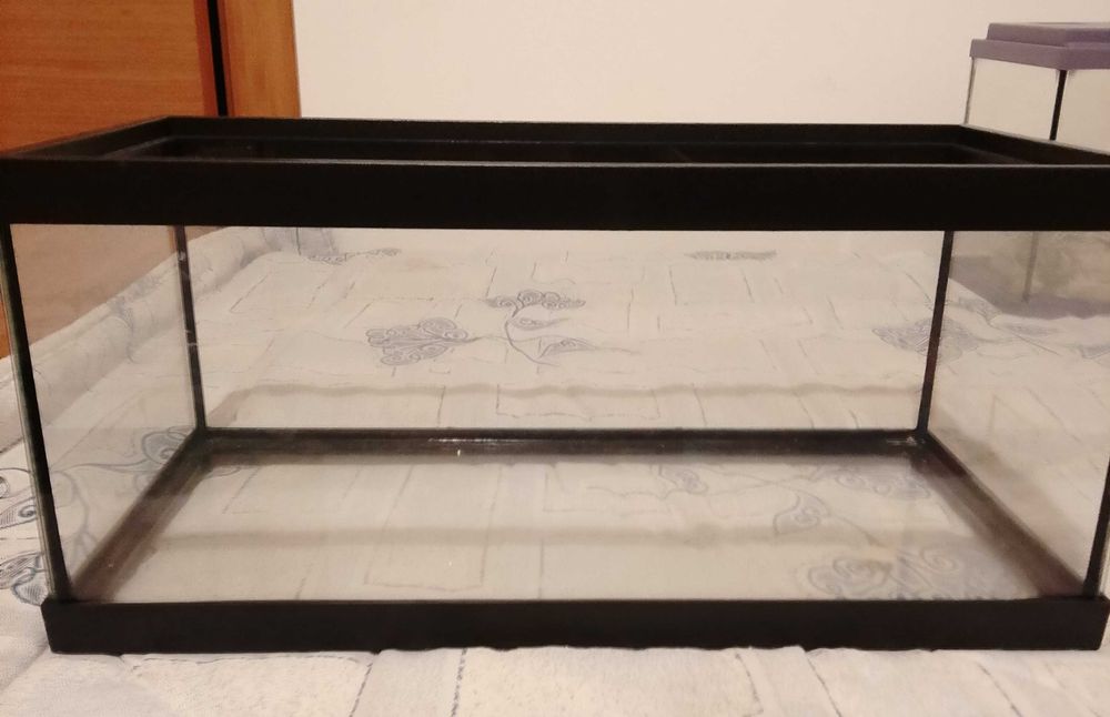 Aquário para peixes.