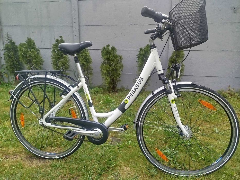 Rower Damski Miejski Trekkingowy PEGASUS SOLERO Koła 28 Cali Rama Alu 45 cm 17,5 cali NEXUS 7