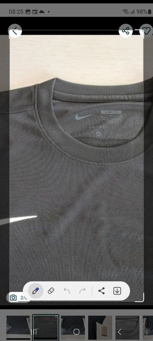 T-shirt  XL Nike czarna nowa