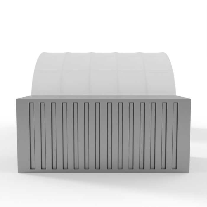 Zadaszenie kontenerowe 6x6m wiata na kontenery