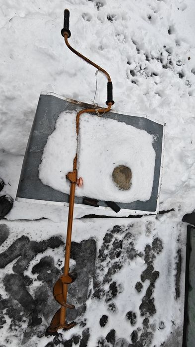 Бур ледобур для рыбалки зимней времён ссср