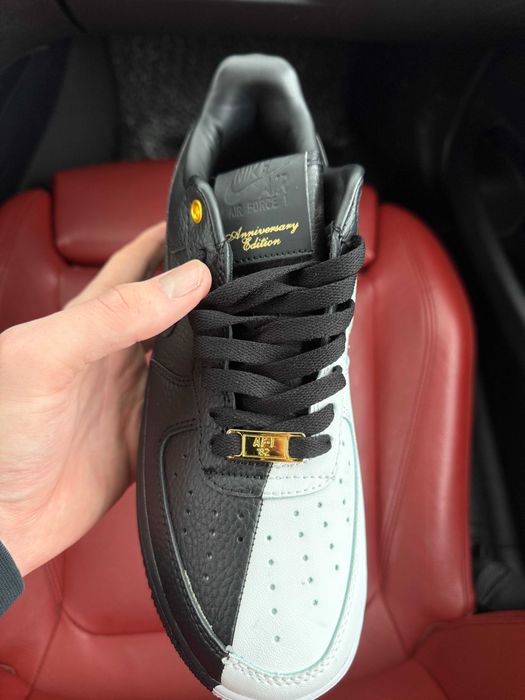 (ОПЛАТА ПІСЛЯ ОГЛЯДУ)Nike Air Force 1 Anniversary Edition Black White