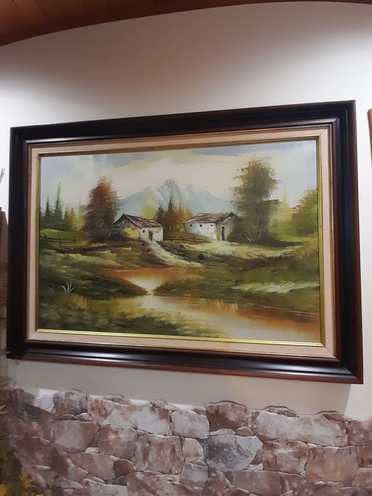 Quadro pintado a mão