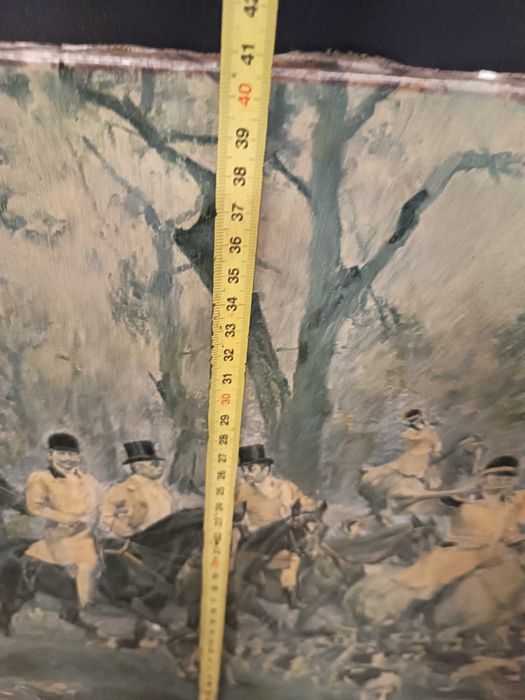 obraz na płótnie Polowanie Par force u Józefa Potockiego Kossak