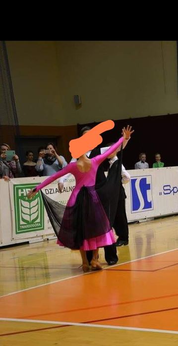 Sukienka do tańca towarzyskiego, standardowy
