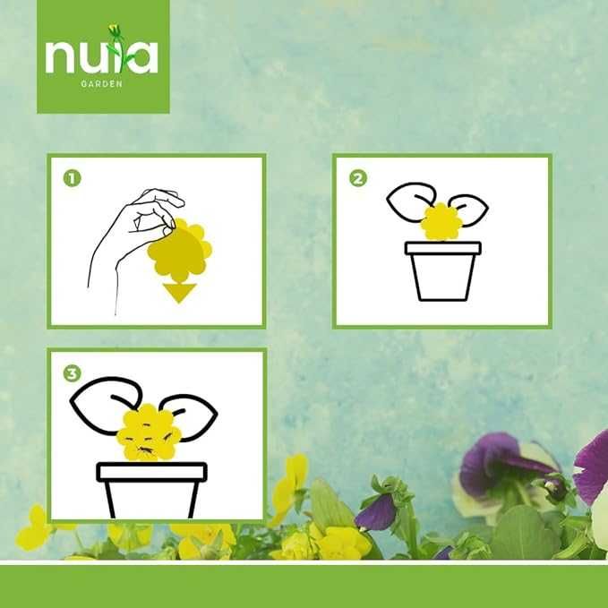 NUIA Żółte naklejki: 60 szt. pułapka klejąca do roślin