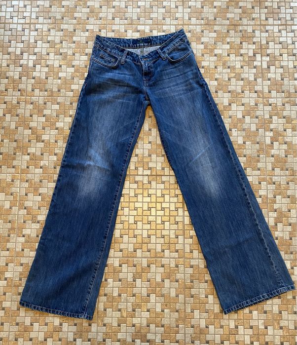 Джинсы (клёш / boot-cut), низкая посадка — как новые!