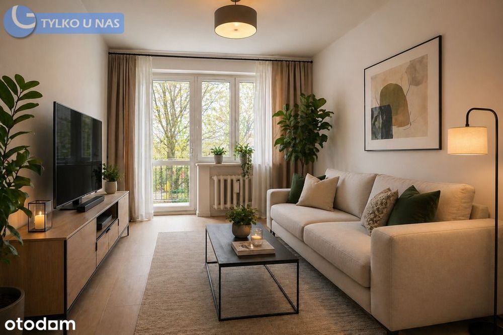 29m2+balkon tramwaj/widok na zieleń Mistrzejowice
