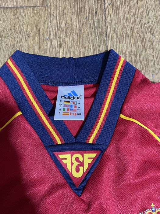 Camisola Espanha Adidas 2000-02 Vintage L/M