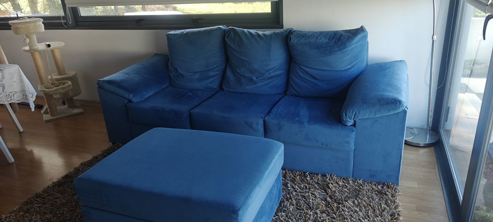 Vendo Sofá 3 Lugares com  Chaise Longue