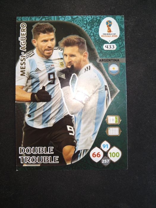 Karta Messi & Aguero FIFA world cup 2018