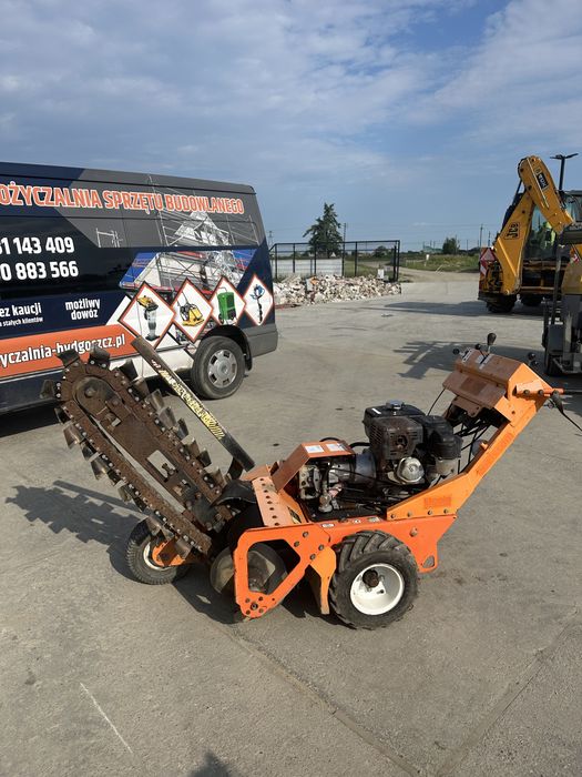 Wynajmę koparkę łańcuchowa !!NAPĘD!! do układania kabli rur przewodów