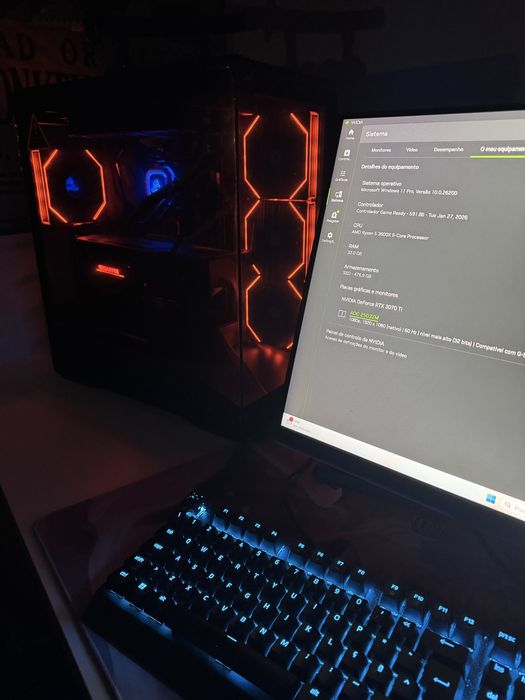 Gaming PC Ryzen 5 3600X + RTX 3070 TI