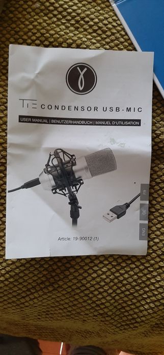 Microfone condensador  próprio mac