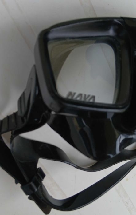 Pesca submarina ou mergulho, mascara NAVA em silicone
