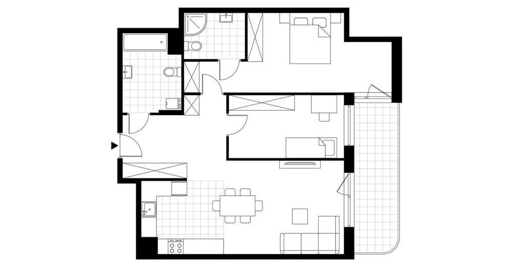 3-pokojowe mieszkanie 77 m² + balkon - Widok 4