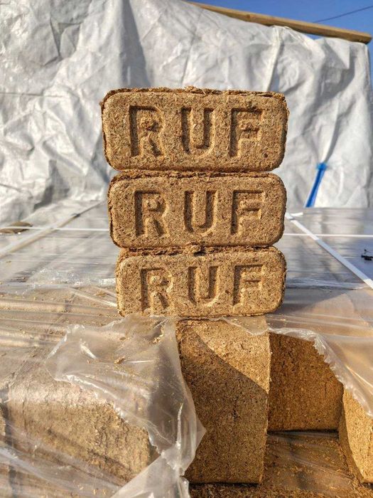 Паливні брикети РУФ, RUF, Сміла, ICOAL, швидка доставка, для котла, каміна, печі