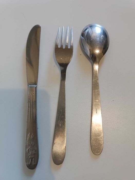 Talheres inox criança