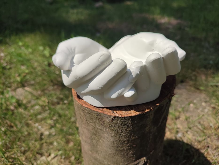 Misa dłonie ceramika DIY