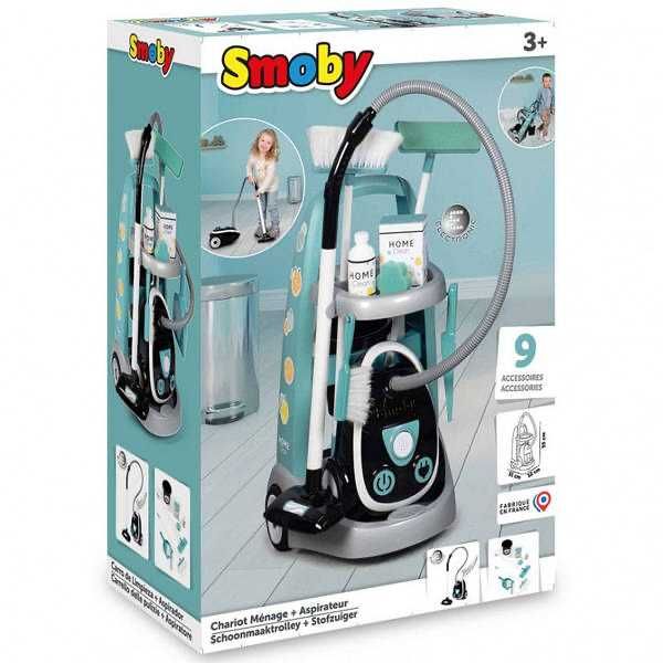 Візок для збирання Smoby з пилососом 330316, 330309