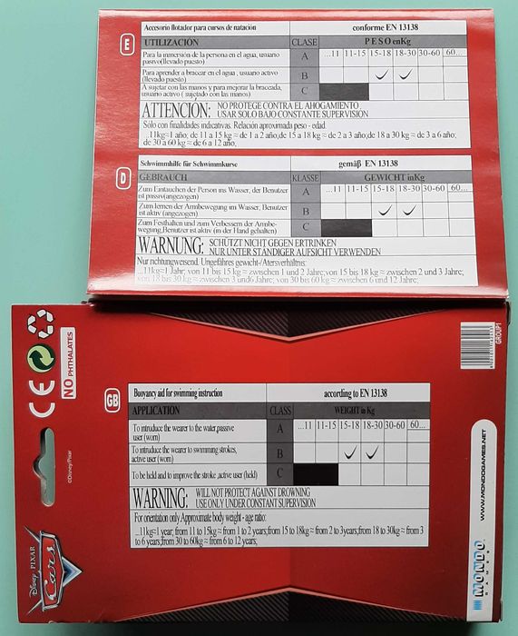 Braçadeiras Cars - Novas