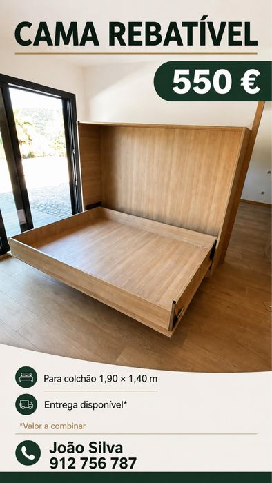 Cama rebativel nova