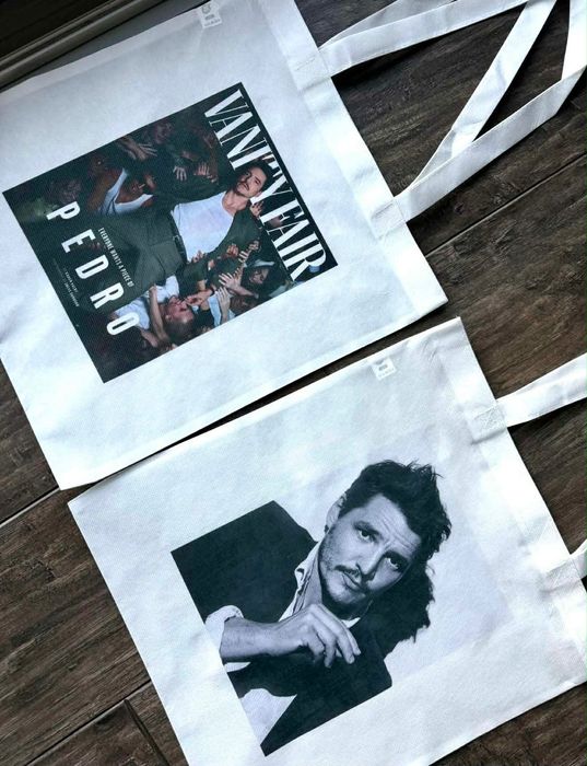 Torebki torby tote bag materiał non woven Pedro pascal