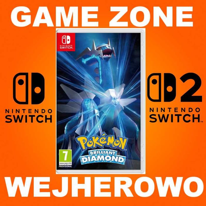 Pokemon Brilliant Diamond Nintendo Switch + Lite + Oled + SWITCH 2 = sklep Wejherowo