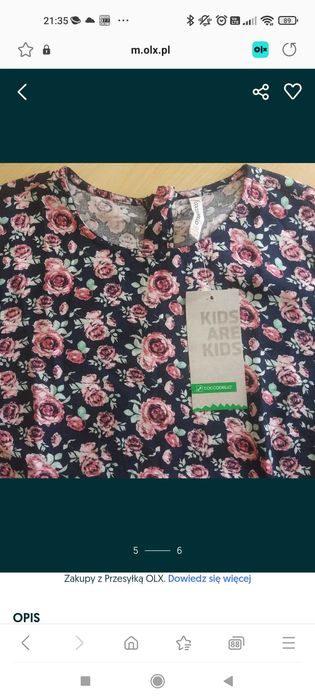 Nowa sukienka Coccodrillo 2 rozm. 152