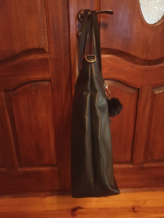 Сумка шоппер чорного кольору