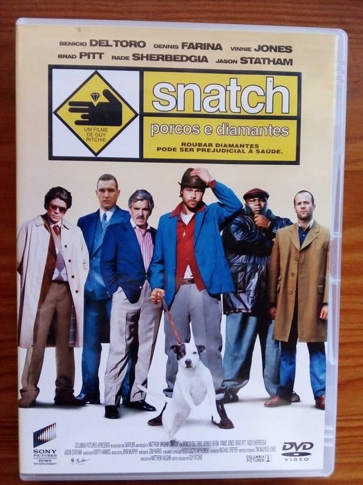 Snatch Porcos e Diamantes, Guy Ritchie, Benicio Del Toro, Brad Pitt