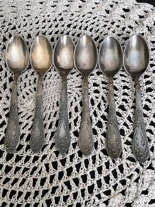 Набір мельхіорових чайних ложек
