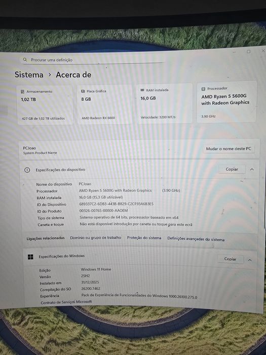 PC gamer como novo