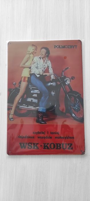 Plakat tabliczka WSK vintage PRL