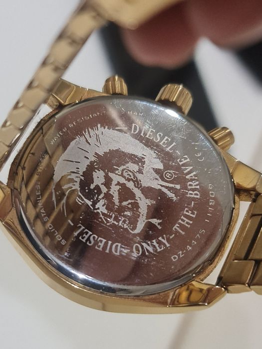 Męski Zegarek Diesel DZ-4475 złoty kolor