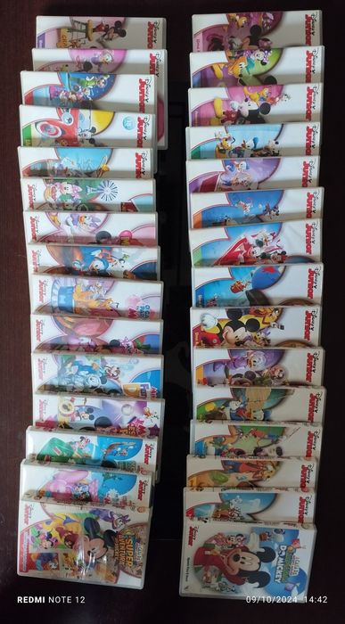 DVD'S a casa do Mickey Mouse