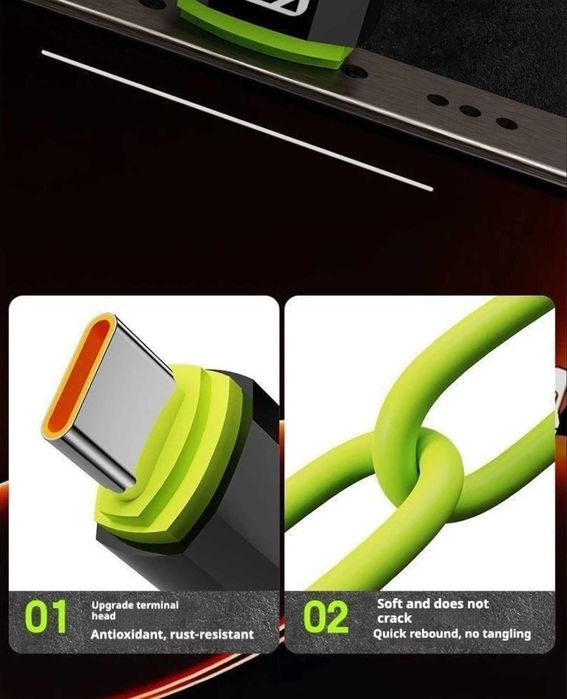 Кабель Type-c to Type-c 60W 2м