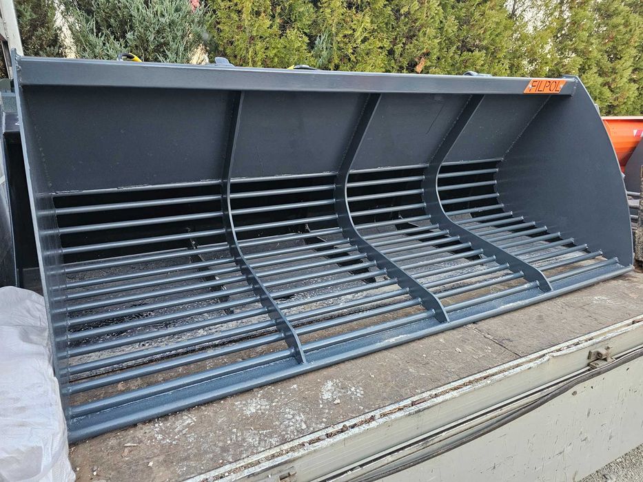 Łyżka przesiewowa do tura / ładowarki szufla ażurowa łycha do ziemi