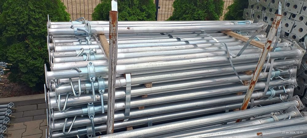 Podpora ocynkowana gwint zewnętrzny ECOPROP 3m 13kN mocna stemple sztyce podciągi szalunek stropowy