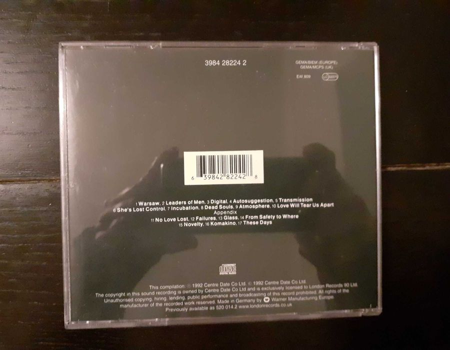 CD Joy Division - Substance 1977/1980