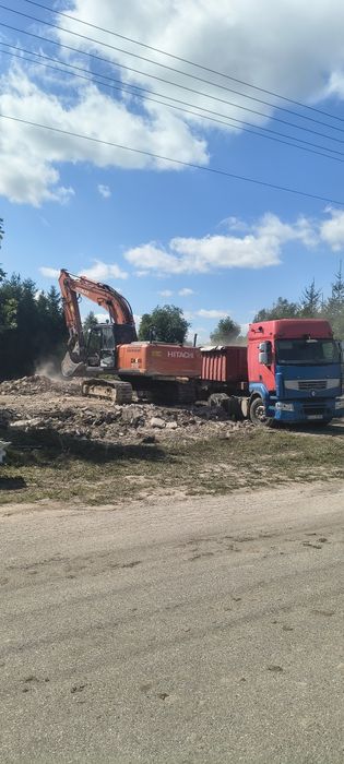 Roboty ziemne, wyburzenia, niwelacja terenu