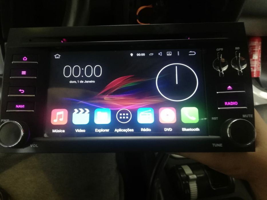 Radios novos porsche cayenne com gps Bluetooth sd usb