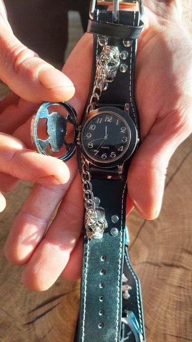 Zegarek meski i damski rock