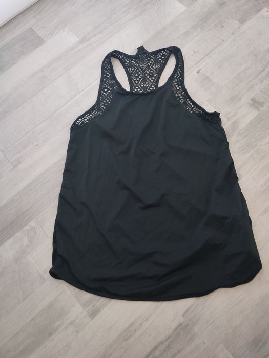 Bluzka czarna na ramiączka s new look