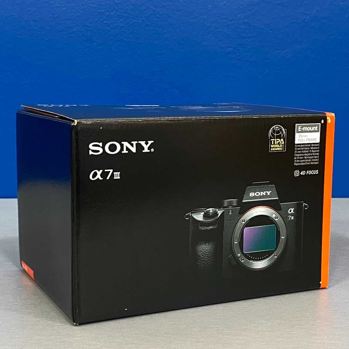 Sony Alpha A7 III (Corpo) - 24.2MP | SELADA | 3 ANOS DE GARANTIA