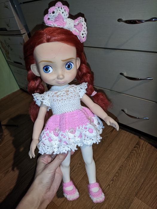 Велика лялька Меріда з одягом та взуттям